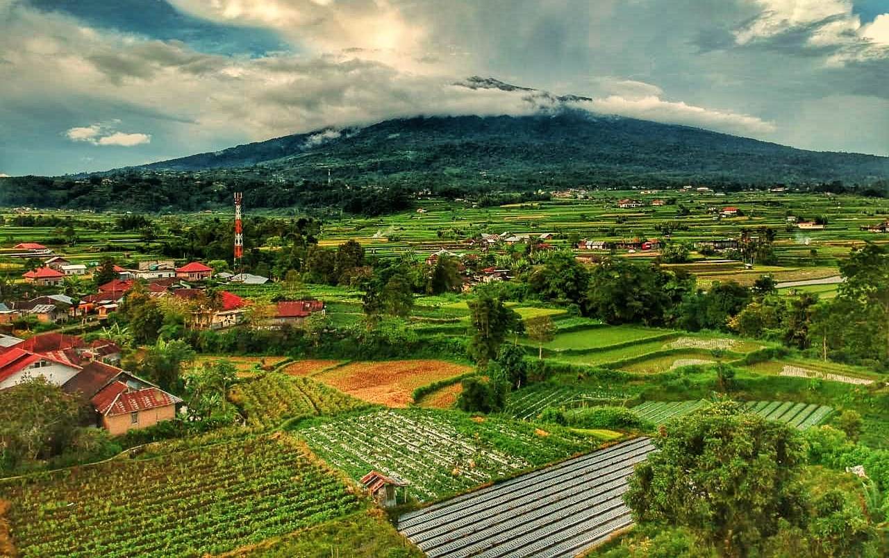 Nagari Paninjauan, sekeping Tanah surga (Foto: Drone/Rizal Marajo)