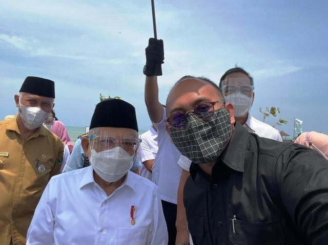 Andre Rosiade dampingi Wapres dan Mendag saat ke Sumbar.