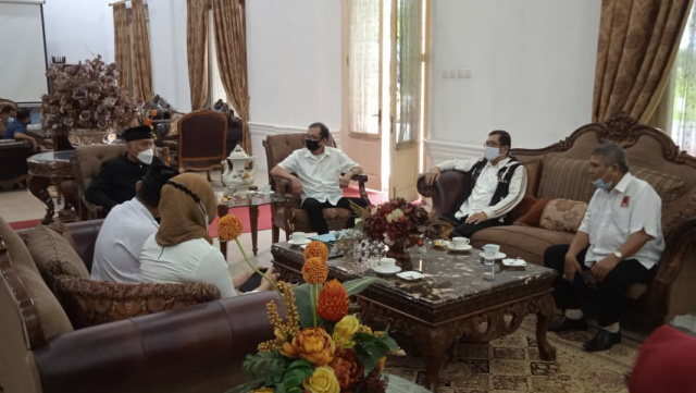 Gubernur Sumbar Mahyeldi terima audensi pengurus Projo Sumbar