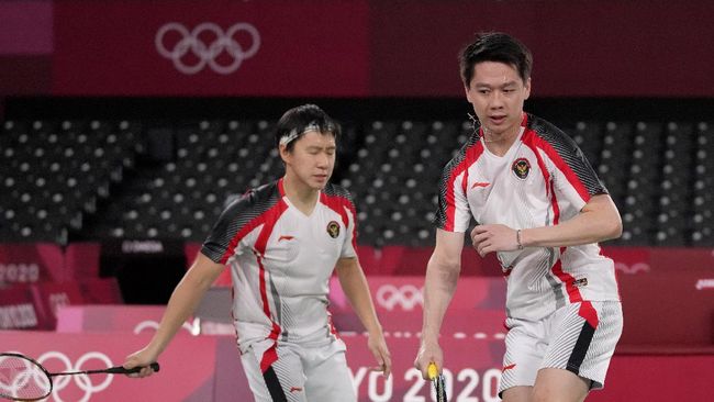 Pasangan andalan Indonesia, Kevin/Marcus, tersingkir di perempatfinal