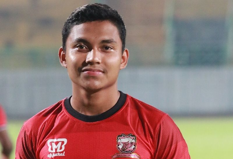 Fadilah Nur Rahman, bek Madura United asal Lubuk Alung. (foto: skor.id)