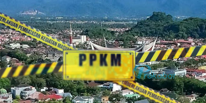 Ilustrasi PPKM di Kota Padang