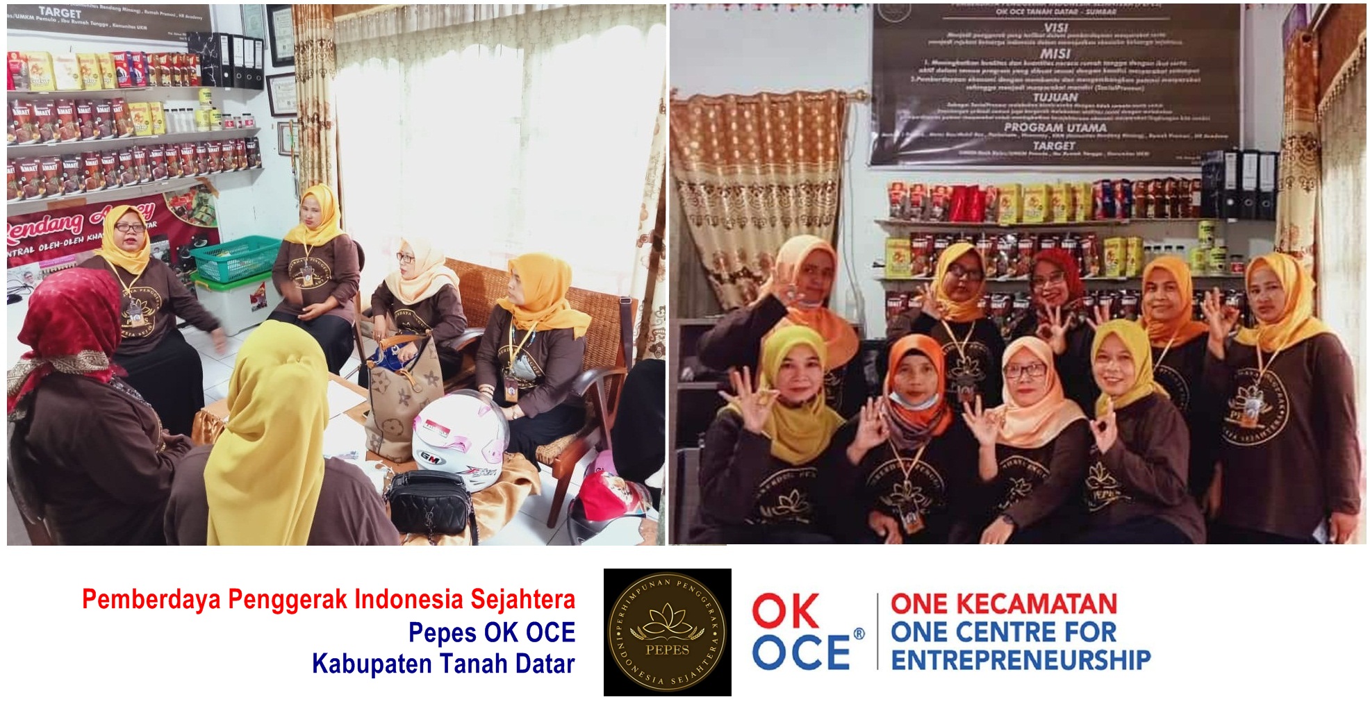 Pepes OK Oce Tanah Datar, siap berperan memajukan UMKM di Luhak Nan Tuo. (foto: ist)