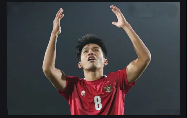 Witan Sulaeman, cetak gol indah, tapi Indonesia kalah.(foto: pssi)