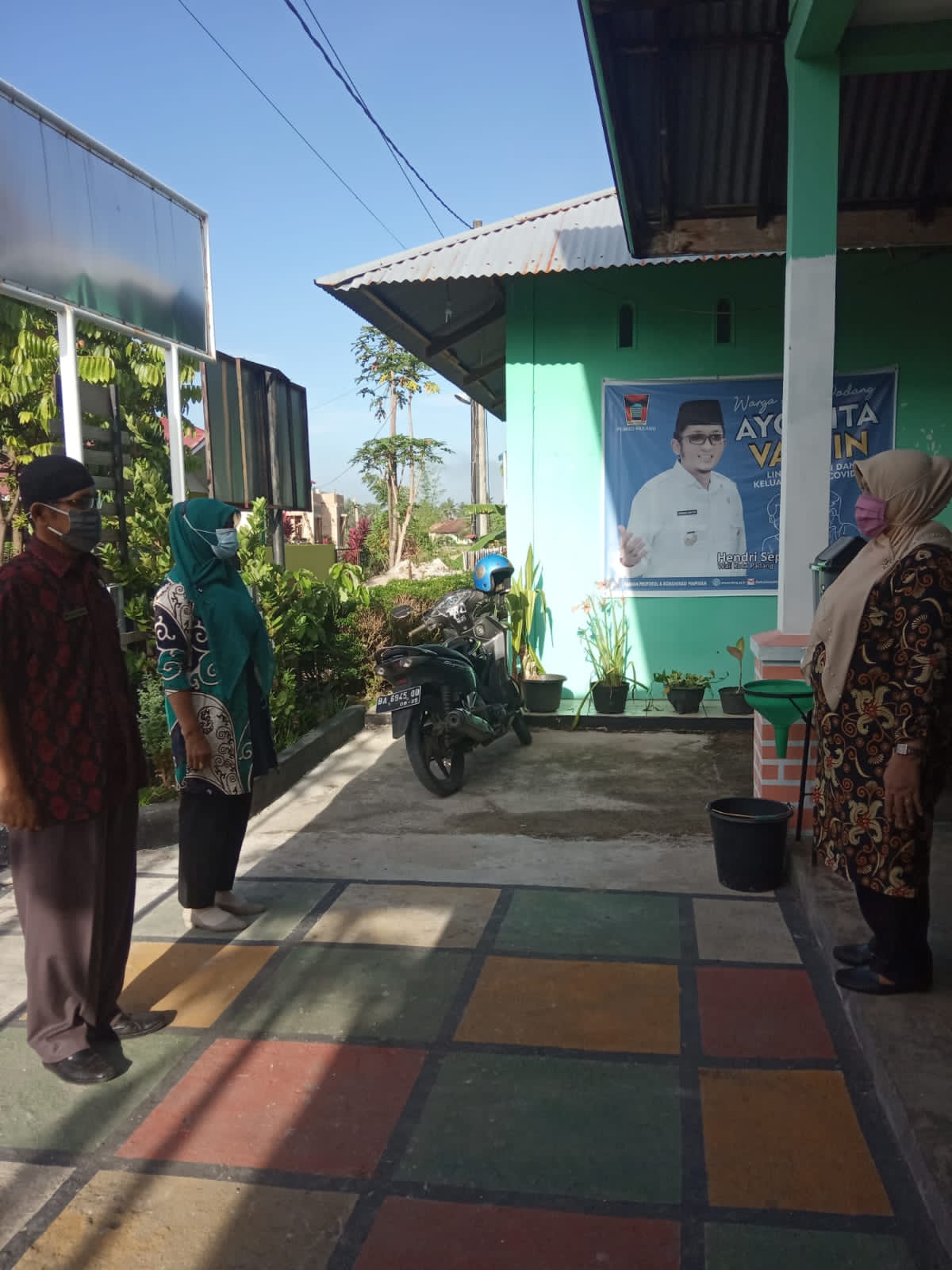 Suasana Apel Pagi di Kantor Lurah Lubuk Lintah