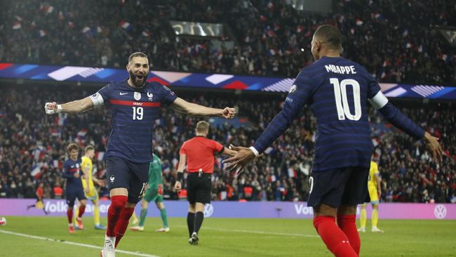 Prancis lolos ke Piala Dunia 2022. (foto:AP)