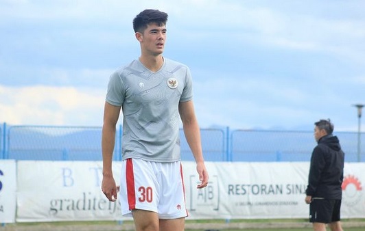 Elkan Baggott, siap tampil lawan Laos. (foto: pssi)