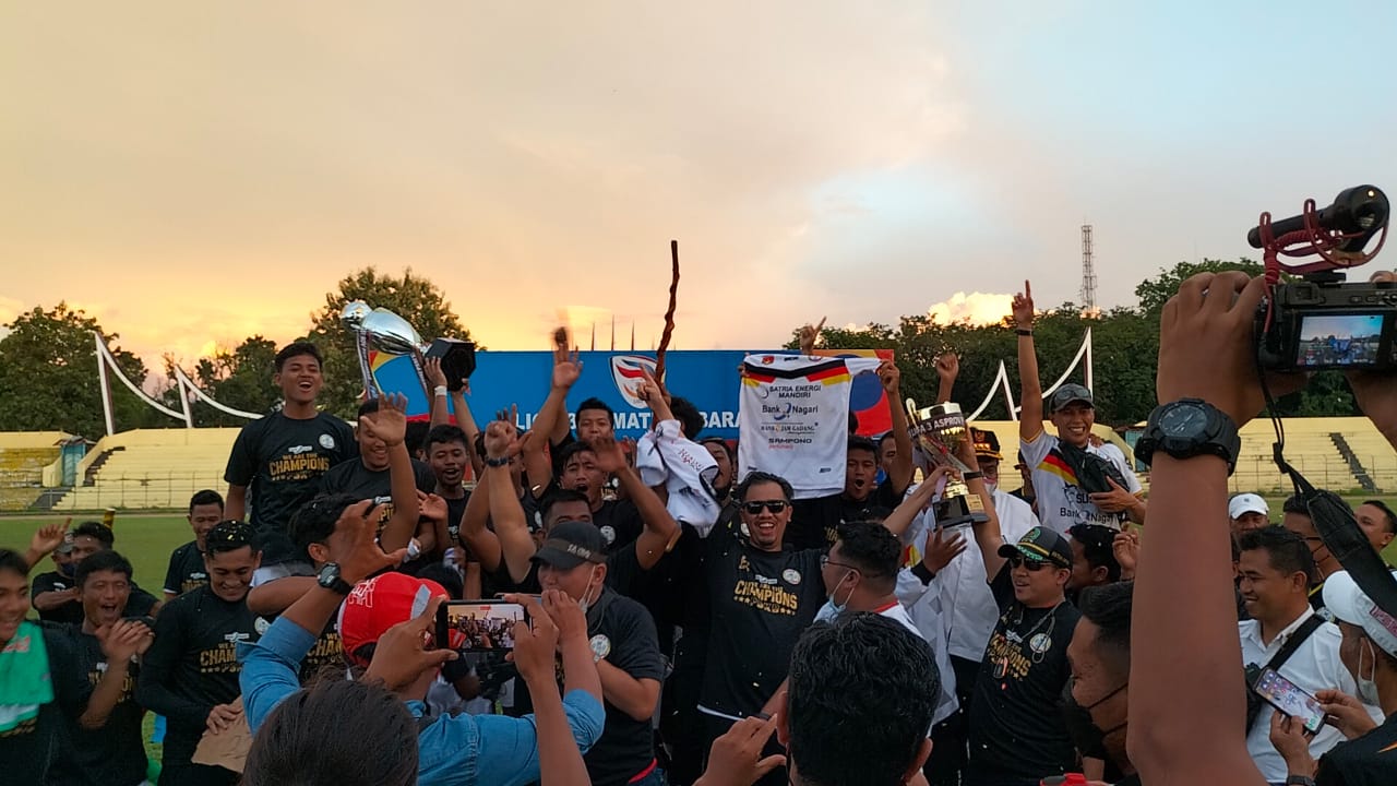 PSKB Bukitinggi juara Liga 3 Sumbar 2021. (foto: ist)