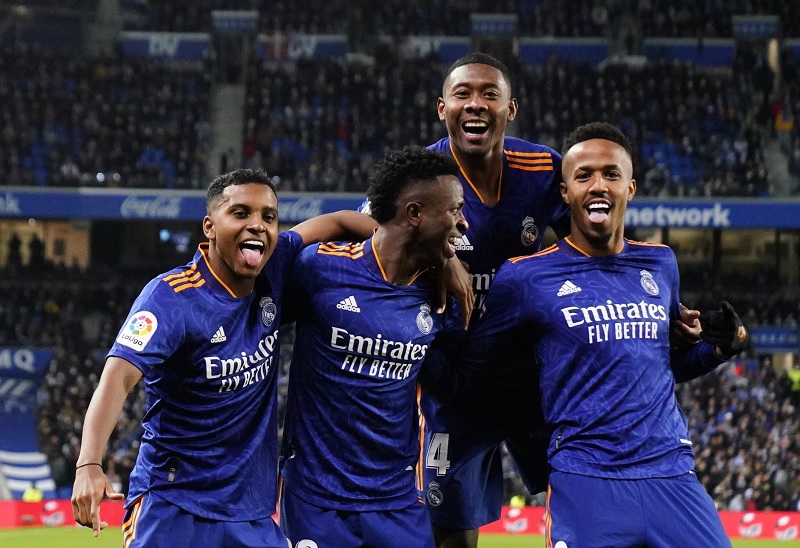 Real Madrid berhasil mendulang tiga poin berkat kemenangan 2-0 atas Real Sociedad.