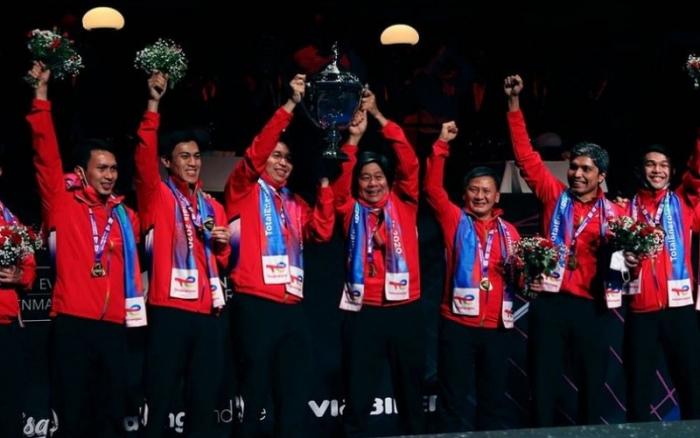 Indonesia, juara Thomas Cup 2021. (foto: pbsi)