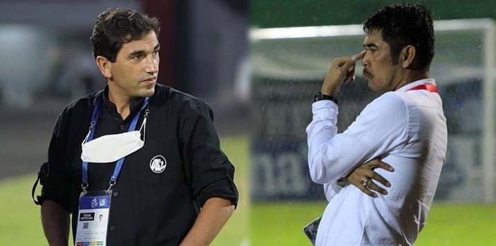 Eduardo Almeida dan Nilmaizar, pelatih asing dan pelatih lokal yang akan tampil di Liga 1 2022/2023.