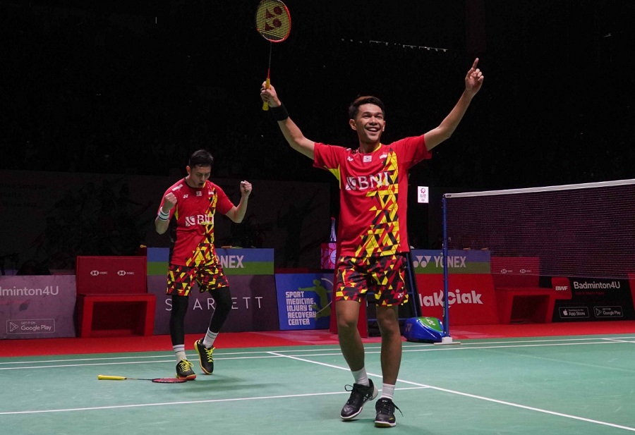 Fajar Alfian/M. Rian Ardianto, lolos ke final Malaysia Open 2022 (pbsi) 