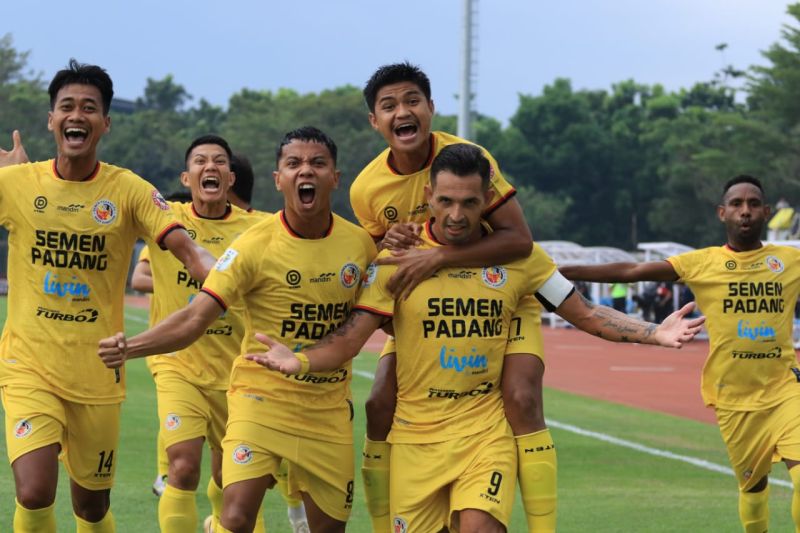 Semen Padang FC belum terkalahkan di Grup Barat hingga pekan kelima Liga 2 2022 (MO SPFC)