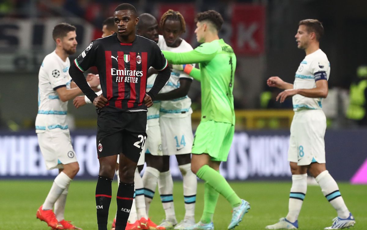 AC Milan vs Chelsea yang berakhir 0-2 (reuters)