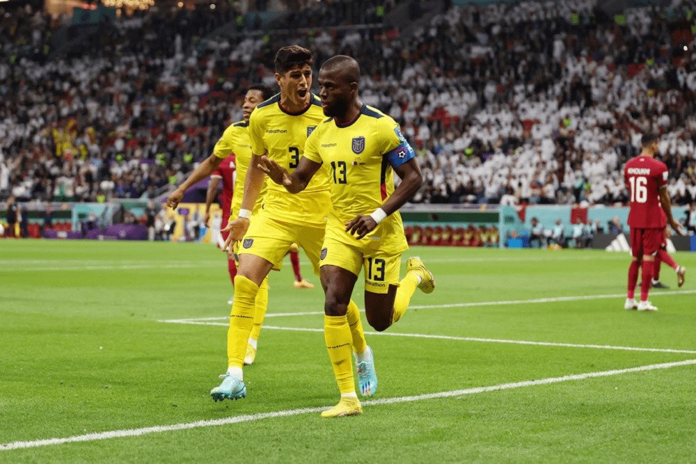 Enner Valencia pemain terbaik laga Qatar vs Ekuador (AP:)