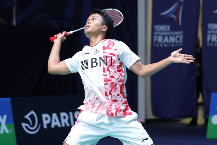 Anthony Ginting, juara Hylo Open 2022 (PBSI)