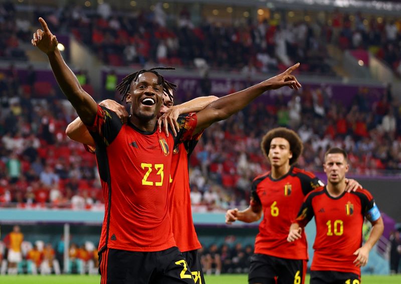 Michy Batshuayi, pastikan kemenangan Belgia atas Kanada (AP)
