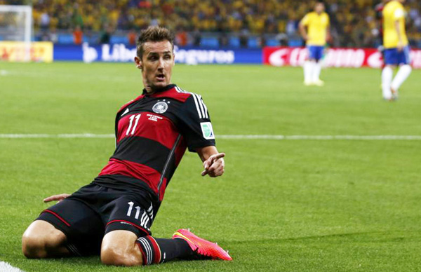 Miroslav Klose, pencetak gol terbanyak sepanjang sejarah Piala Dunia (AP)