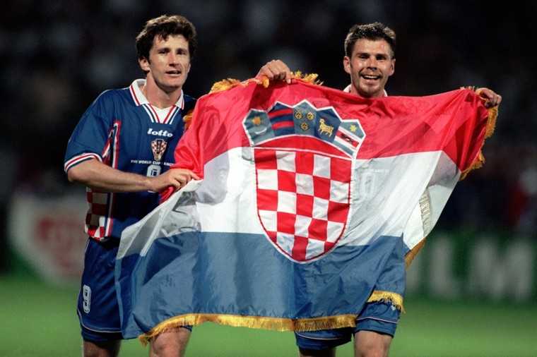 Zvonimir Boban dan Davor Suker, dua bintang Kroasia di Piala Dunia 1998. (reuters)