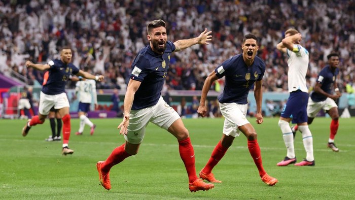 Olivier Giroud, kembali jadi penentu kemenangan Prancis atas Inggris (reuters)