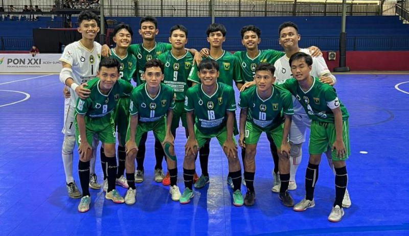 Tim Futsal Sumbar, masih berpeluang lolos ke PON 2024. (Foto: AFP Sumbar)