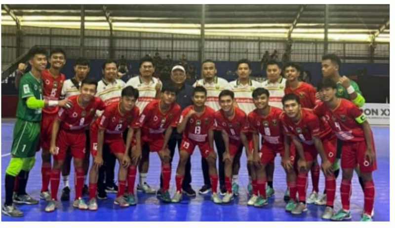 Tim Futsal Sumbar, gagal lolos ke PON 2024.