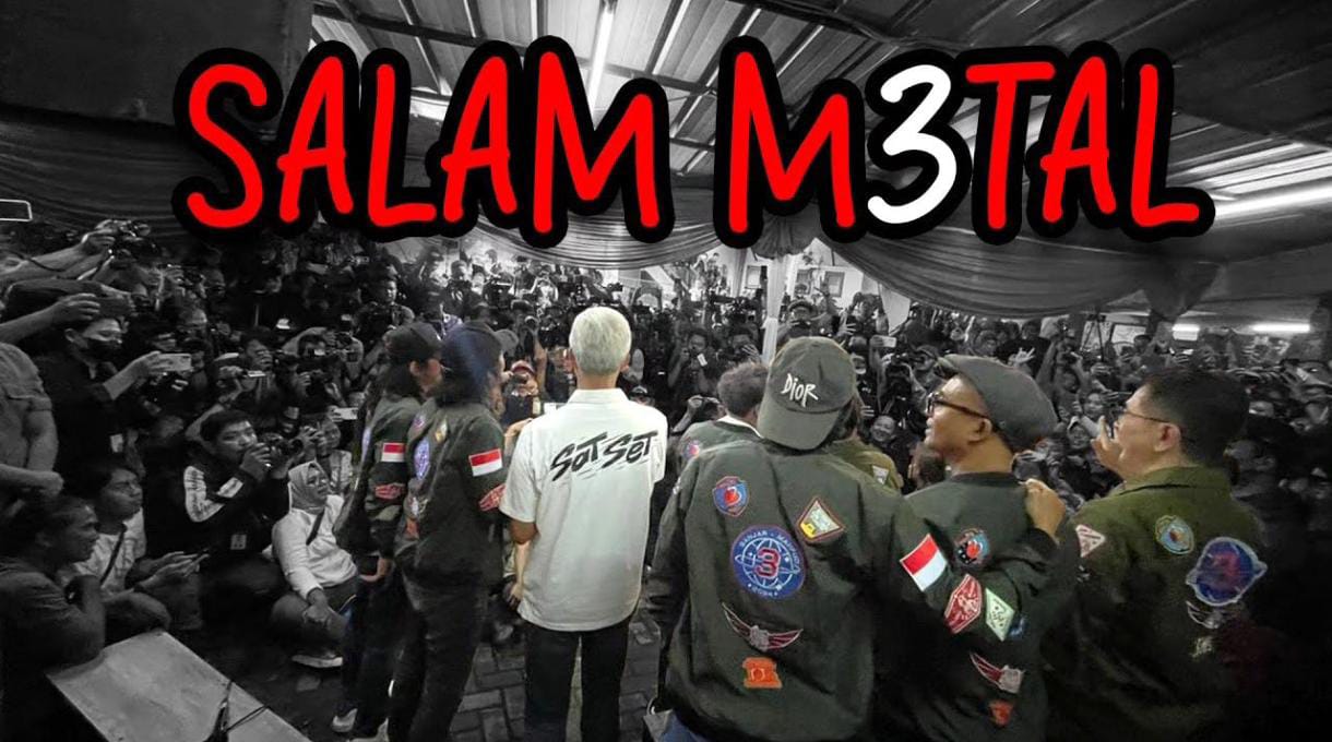 Konser Salam M3tal di GBK, 3 Januari 2024 dukung Ganjar - Mahfud 
