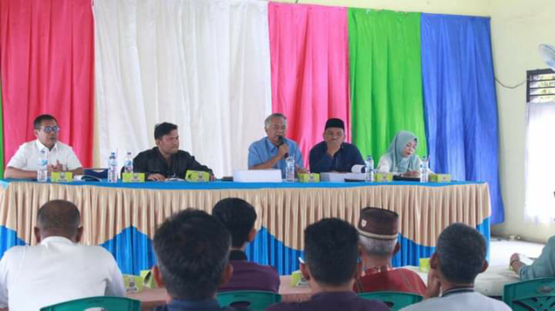 Pansus DPRD Dharmasraya, saat turun ke lapangan menyerap aspirasi masyarakat