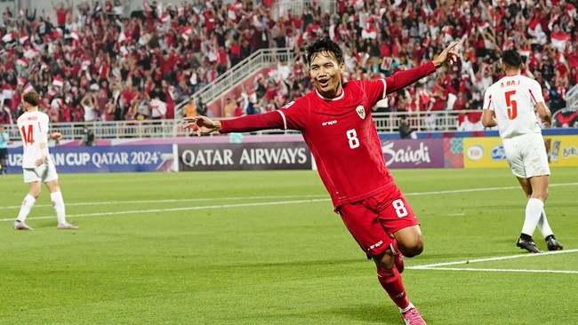 Witan Sulaiman cetak satu gol ke gawang Yordania (PSSI)
