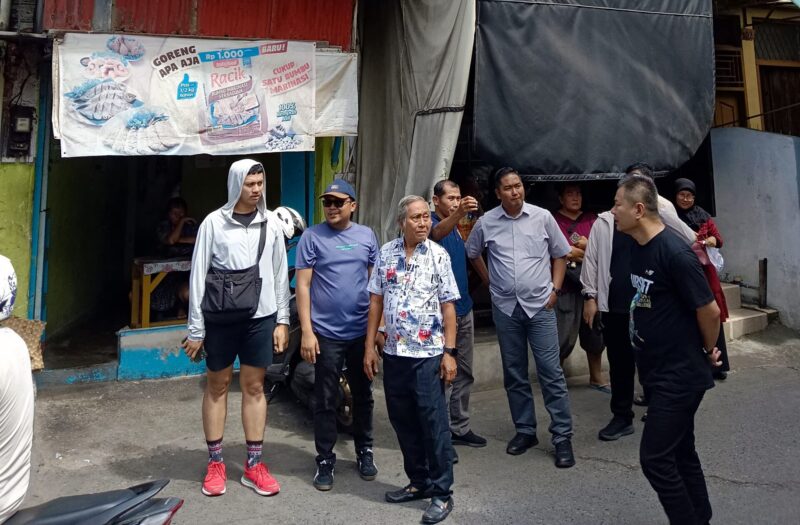 Peninjauan ke kawasan Pasar Tanah Kongsi. 