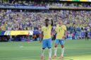Vinicius Junior, selamatkan Brasil dari kekalahan dari Maroko (foto: AP)