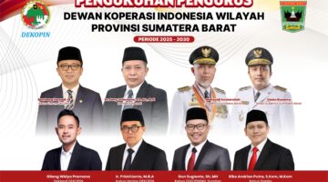 Pengukuhan Dekopinwil Sumbar Bakal Dihadiri Menteri Koperasi, Diawali Rakor bersama Wagub Vasco