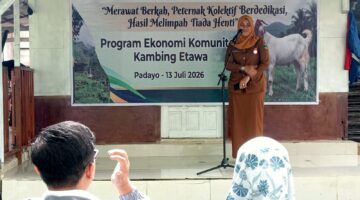 UPZ Baznas Semen Padang Tuntaskan Program Kambing Etawa