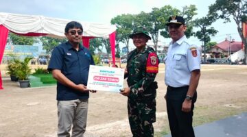 PT Semen Padang Salurkan 500 Zak Semen untuk Dukung TMMD ke-129 di Agam dan Lima Puluh Kota