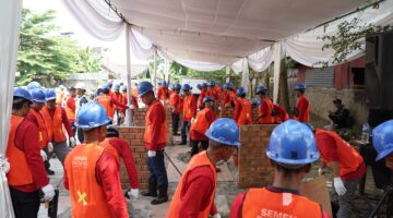 PT Semen Padang Bekali 90 Jago Bangunan di Jambi