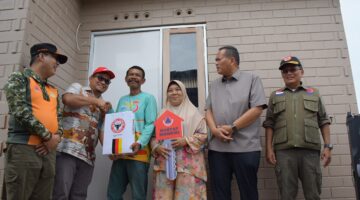 BNPB Serahkan Tiga Unit Huntap Mandiri Berbahan Sepablock, PT Semen Padang Sampaikan Apresiasi