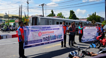 KAI Divre II Sumbar Perkuat Sinergi dengan Akademisi untuk Meningkatkan Keselamatan di Perlintasan Sebidang Kereta Api