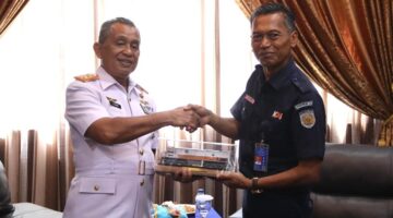 Kepala KAI Divre II Sumbar Perkuat Sinergitas dan Koordinasi dengan Kodaeral II Padang