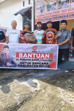 Rahmat Saleh Salurkan Bantuan Tanggap Darurat untuk Korban Galodo di Solok
