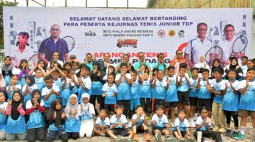 Kejurnas Tenis Junior TDP Diikuti 300 Atlet dari 60 Kabupaten/Kota, SIG Dorong Lahirnya Bibit Atlet Nasional