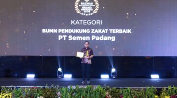 PT Semen Padang Raih Grand BAZNAS Awards 2026 sebagai BUMN Pengumpul Zakat Terbaik