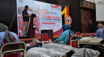 Donor Darah PT Semen Padang Kumpulkan 412 Kantong untuk Kemanusiaan